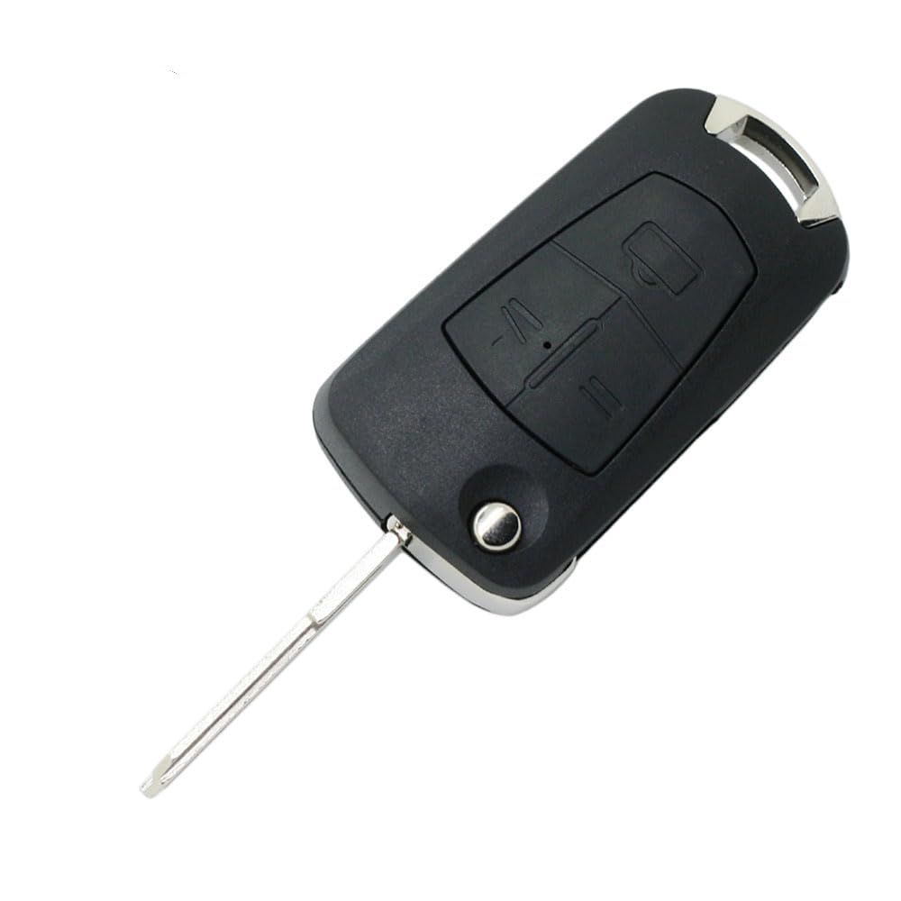 BROVACS Modified Upgraded Flip Key Shell Compatible with OPEL VAUXHALL 3 Button Keyless Entry Remote Key Case Fob SS623B