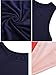 ROMWE Women's Casual T-Shirt Sleeveless Swing Dress Tunic Tank Top Dresses Navy L