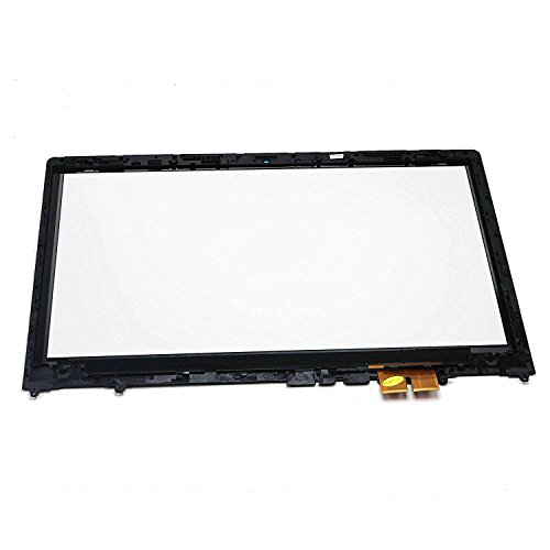 LCDOLED 15.6 inch Replacement Touch Screen Digitizer Glass Panel + Bezel For Lenovo Flex 4-15 4-1570 4-1580 80SB 80VE