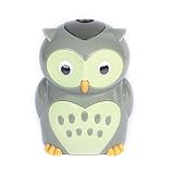 Eagle Cartoon Electric Pencil Sharpener, Battery Operated, Owl