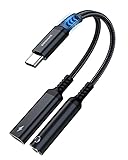ZOOAUX USB C to 3.5mm Headphone and Charger
