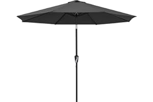 ABCCANOPY 10FT Patio Umbrella - Outdoor Waterproof Table Umbrella with Push Button Tilt and Crank, 8 Ribs UV Protection Pool 
