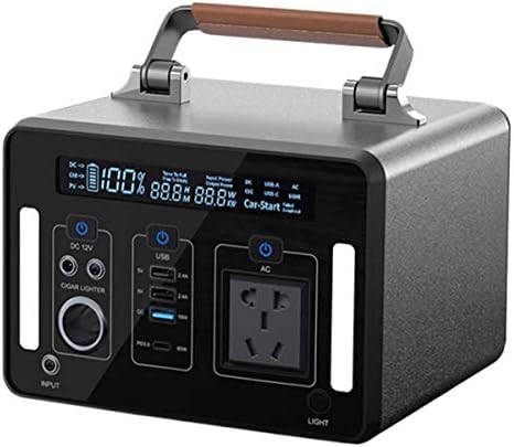 携帯用発電所 500wh携帯用リチウム電池の緊急送電ステーション 1350ahポータブルacインバータージェネレータ ソーラーパネル用発電機