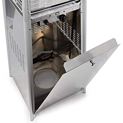 BU-KO Outdoor Patio Gas Heater | Garden, Camp, BBQ Parties | Stainless