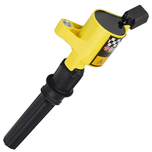 AcPulse Ignition Coil Set of 8 for Ford F-150 F-250 F-350 Lincoln Mercury 4.6L 5.4L V8 Compatible with DG508 C1454 C1417 FD503 Yellow - Thumbnail 7