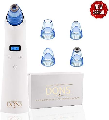 California Dons Deluxe Blackhead Remover Vacuum Cleans Pores Removes Acne Smooths And Rejuvenates Rechargeable