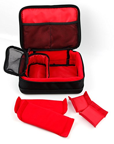 DURAGADGET Protective EVA Shaver Case (in Red) - Compatible with Remington HC5850 Virtually Indestructible Haircut & Beard Trimmer, Hair Clippers, Beard Trimmer, Clippers