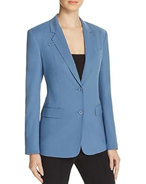 Womens Wylla Wool Long Sleeve Two-Button Blazer