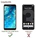 Google Pixel 3a Screen Protector, TopACE Google Pixel 3a Tempered Glass 9H Hardness [Case Friendly][Anti-Scratch][Bubble Free] with Lifetime Replacement Warranty (Black)