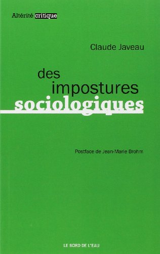 Des impostures sociologiques