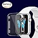 Langboom 50case-ch Apple Watch Screen Protector Ultra-Thin PC Hard Cover Full Coverage Clear Case for iWatch Series 2 - 42 mm - 2 Piece