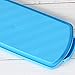 Agyvvt Portable Bread Box with Handle Loaf Cake Container Plastic Rectangular Food Storage Keeper Carrier 13inch Translucent Dome for Pastries, Bagels, Bread Rolls, Buns or Baguettes (Blue)