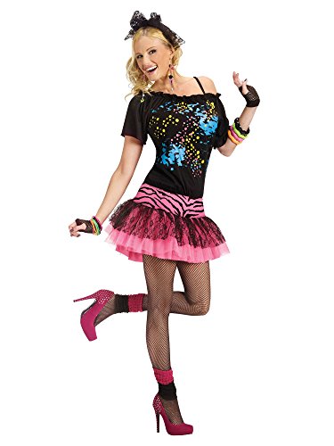 80's Pop Party Costume - Medium/Large - Dress Size 10-14