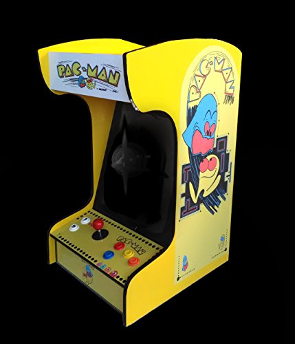Retro Arcade Machine with 60 Games -Tabletop/Bartop - All The Classics - Perfect for Man Caves, Bars and Game Rooms! (Yellow) - Thumbnail 3