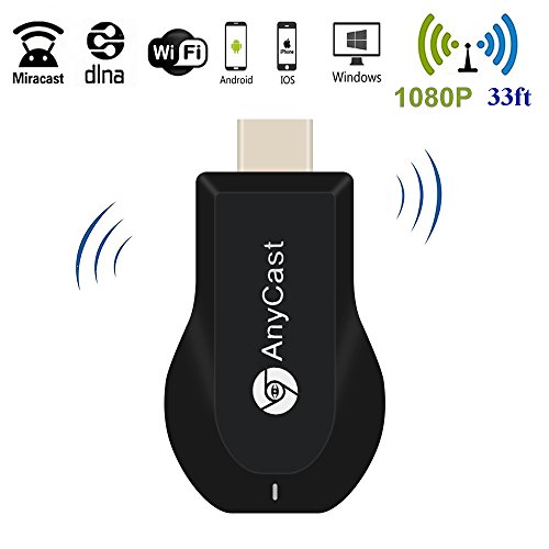 Wifi Display Dongle, Wireless HDMI Dongle, 1080P Airplay Dongle Digital AV to HDMI Connector for iOS/Android/Samsung/iPhone/iPad, Support DLNA/Airplay Mirror/Miracast/ Ezcast