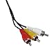 Storite 1.8M RCA TV 3 RCA Adapter Cable AV Cable Audio Video Cable for Sony Playstation 1, Playstation 2 and Playstation 3 (PS2-PS3) Multimedia