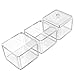 MVPOWER Clear Acrylic Cosmetic Organizer Display Stand Makeup Storage Box Drawers Case