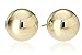 14k Yellow Gold 10mm Ball Stud Earrings