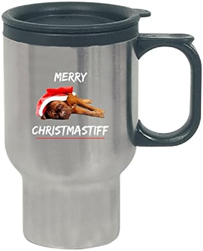 Dog Walker Pet Sitter Christmas Gift Idea - Mastiff Dog - Travel Mug