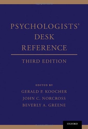 Psychologists' Desk Reference  (Hardcover)