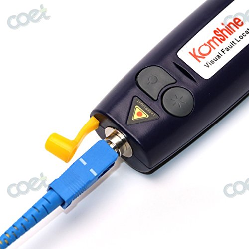 Komshine Basic optic fiber Loss Tester KLT-25M Optical Fiber Loss Test Kit with Optical Power Meter/Optical Light Source/VFL 1mw - Thumbnail 7