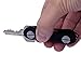 Lightweight Compact Key Organizer with Car Keychain Loop Fits Up to 10 Keys with LED Night Lights + 10 Noise Reducing Rubber Spacers - Adjustable Stylish Durable Aluminum Alloy Holder by Opulence
