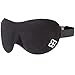 Bedtime Bliss Luxury Sleeping Eye Mask for Men & Women. Our Sleep Masks are Adjustable, Contoured & Comfortable for Full Blackout - Includes Carry Pouch and Ear Plugs - Black
