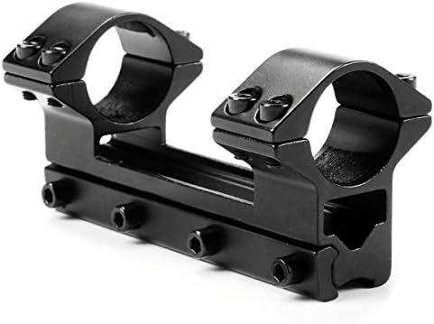 YaHunting High Power Magnum Airgun Adjustable Scope Mount,1inch High Profile Dovetail Rail Scope Mounts Dual Rings Fit 11mm Dovetail Rail