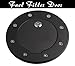 YITAMOTOR Locking Gas Cap Black Fuel Door Aluminum Gas Tank Cover With Lock & Keys Compatible for 03-09 Hummer H2 SUT SUV