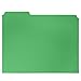 Blue Summit Supplies File Folder, 1/3 Cut Tab, Letter Size, Green, Great for Organizing and Easy File Storage, 100 Per Box