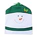 VALORCASA Christmas Snowman Chair Covers Set of 4,Novelty Party Holiday Dining Chair Slipcovers for Kitchen,Bar or Restaurant,23