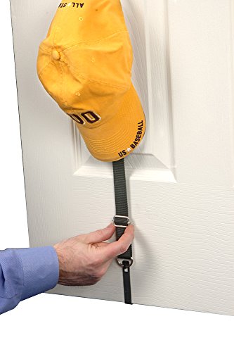 4 CapRack18+Baseball+Cap+Holder+Black