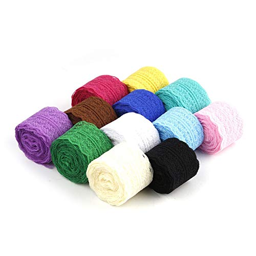 Embroid Lace Trim - 45mm Wholesale Beautiful 11yards Lace Ribbon Wide African Fabric Trim White Embroidered Trimmings - Print Lace White Fabric Cotton Lace White White 6yards Elastic Lace Fab