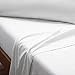 LINENSPA Brushed Microfiber Ultra Soft Bed Sheet Set - Wrinkle Resistant - Twin Size - White