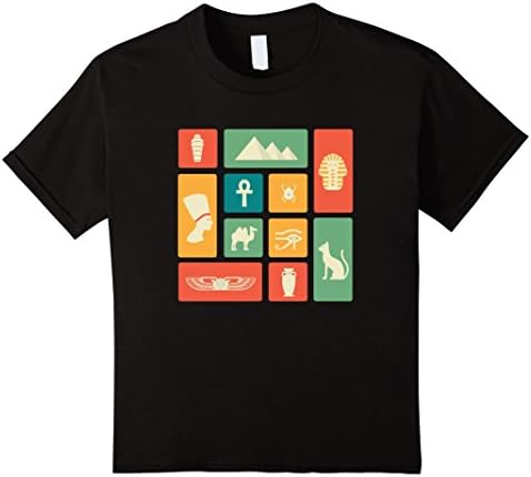 unisex-child The Ancient Egyptian Symbols Collection 12 Black