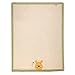 Disney Winnie the Peeking Pooh Super Soft Appliqued Baby Blanket, Ivory/Sage/Yellow , 30x40 Inch (Pack of 1)