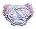 Haian ABDL Girls Ruffle Panties Chiffon Bloomers Diaper Cover (Medium Bast fit waist 30