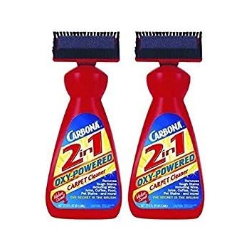 Carbona Oxy-Powered 2-in-1 Carpet Cleaner, 27.5 Ounces - Pack of 2