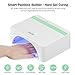 Bonfille 48W LED UV Nail Lamp for Gels Nail Polishes, Quick Drying Fingernails Toenails Curing Lamp with Auto Sensor and 4 Timer Setting (Green)