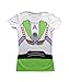 Toy Story Buzz Lightyear Juniors Astronaut Costume White T-shirt (Juniors X-Large)