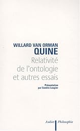 Relativité de l'ontologie et autres essais