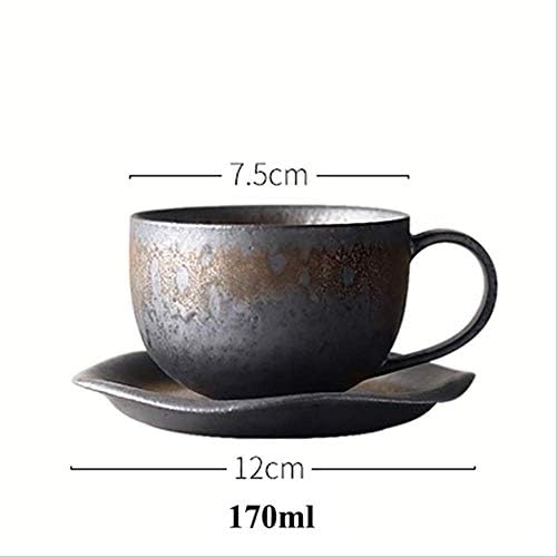 chenaa Vintage Japanese Style Rust Glaze Ceramic Coarse Pottery Mug Handmade Retro Coffee Cup Office Tea Milk Water Mugs Home Drinkware G