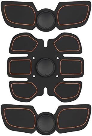 Ab Stimulator Ultimate Abs Stimulator Ab Belt- Muscle Toner Belt Ab Toner Wireless Fit for Men &amp; Women Home Office Workout Fitness Ab Trainer Muscle Toner (Black Yellow)