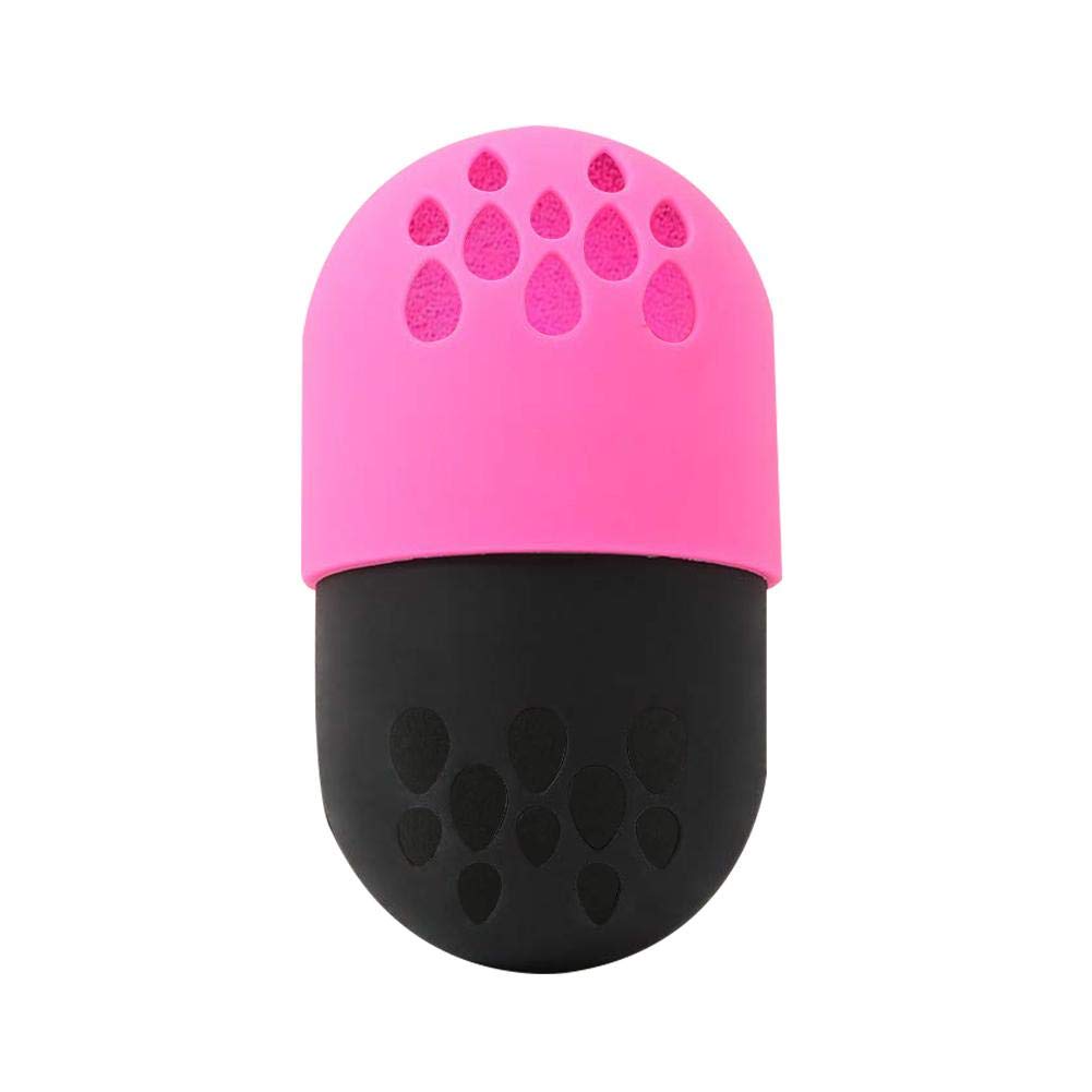 Beauty Sponge Travel Case|Makeup Sponge Holder - Foundation Makeup Sponge Holder Carrying Case,Makeup Sponge Blender Travel Case Silicone Beauty Sponge Case Easy Carrying At Anytime