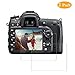 TedGem Screen Protector for Nikon D7100 D7200 D600 D610 D800 D850 Tempered Glass Screen Protector,Tempered Glass Film for DSLR Camera,No-Bubble,Anti-scratch 9H LCD Tempered Glass(2 Pack)