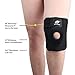 Knee Brace Support, Meniscus Tear Arthritis Adjustable Compression for ACL Fitness Women and Men, Non-slip Open Patella Stabilizer, Comfortable Neoprene Knee Support Sleeve, Spring Support All Sports