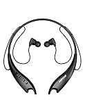 Mpow Jaws Gen-5 Bluetooth Headphones 18 Hrs Playtime, V5.0 Bluetooth Neckband Headset w/Call Vibrate & CVC 6.0 Noise Cancelling Mic, Wireless Headphones for Cell Phones/Tablets/Computers
