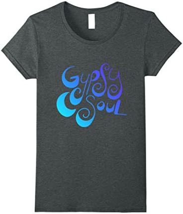 Womens Gypsy soul t-shirt neon retro style gypsies tee shirts gypsy Medium Dark Heather