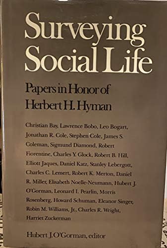 Surveying Social Life By O Gorman Hubert J Amazon Ae