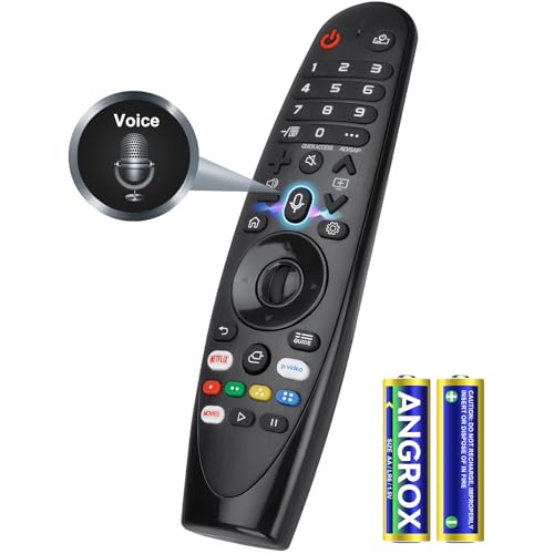 Voice Magic Remote for LG-TV-Remote Control Replacement, AKB75855501 AN-MR20GA MR19BA MR18BA MR650A with Battery, with Voice Recognition and Pointer Function